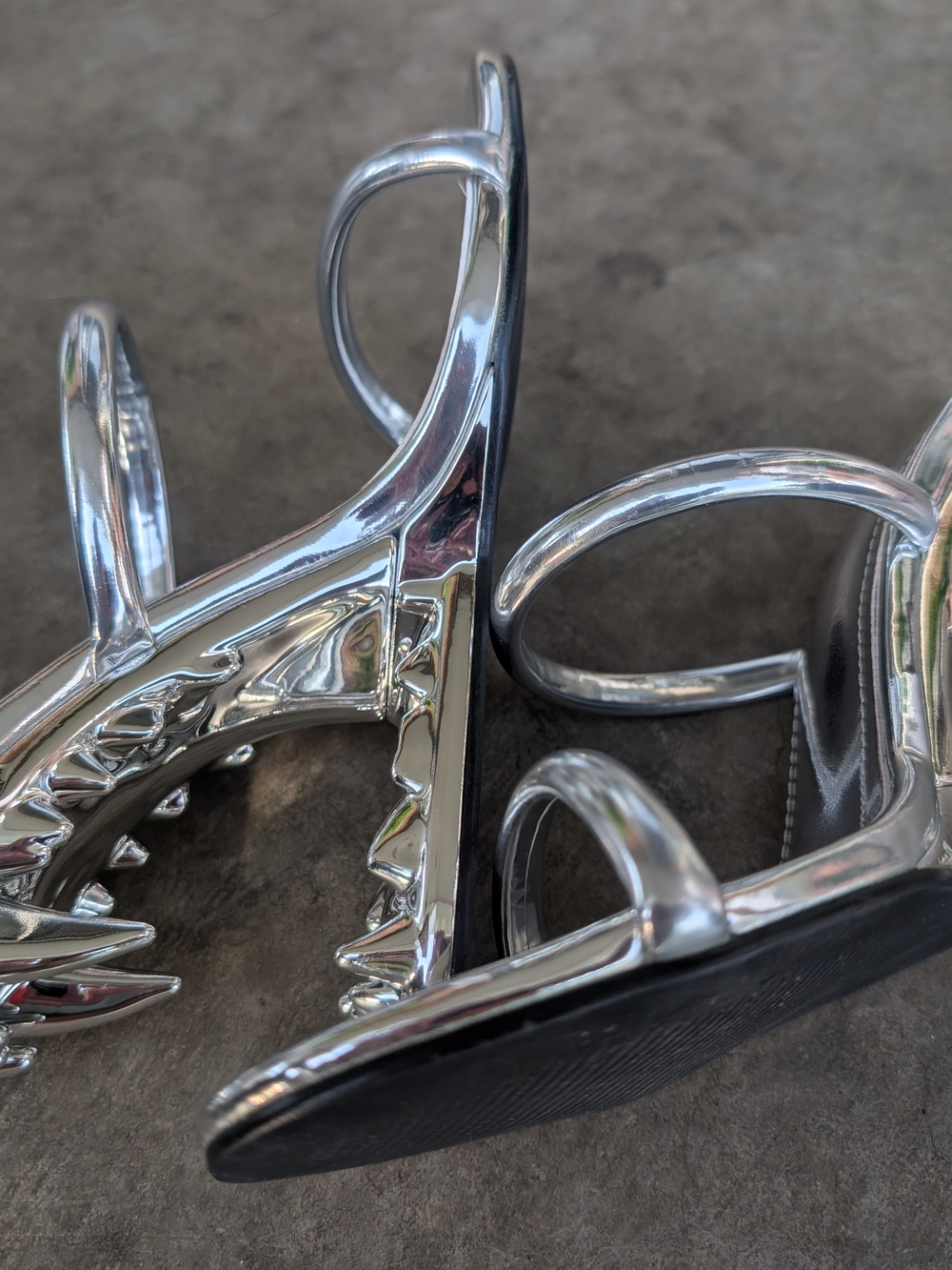 Silver Tiger Heels